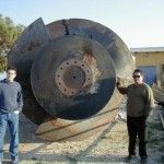 Sinfin gigante subida de agua canal